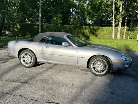 2001 Silver Jaguar XK8