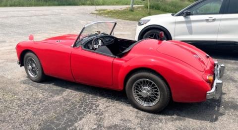 Red 1962 MGA